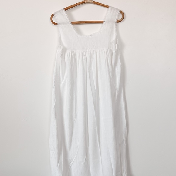 Vintage Bernette New York Cotton Prairie Dress / Nightgown - Picture 9 of 12